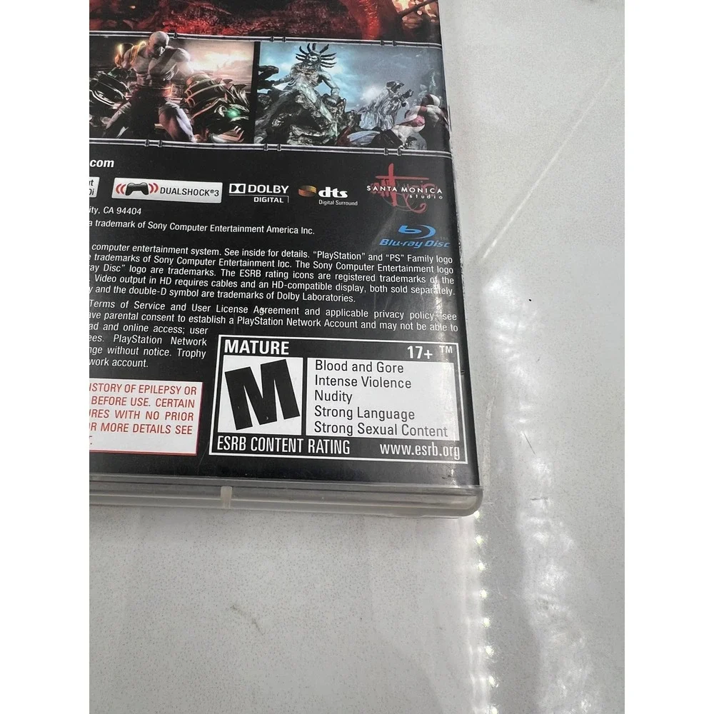 God of War III 3 Sony PlayStation 3 PS3 Action Adventure Game CIB Black Label